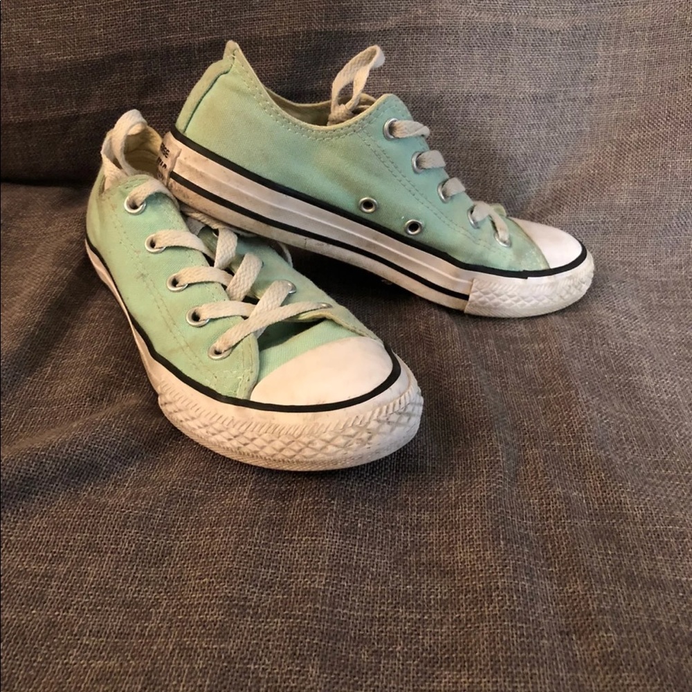 Girls Converse Mint Blue